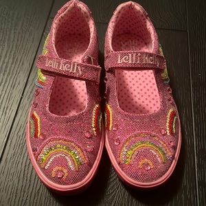 Pink Lelli Kelly shoes in excellent condition.